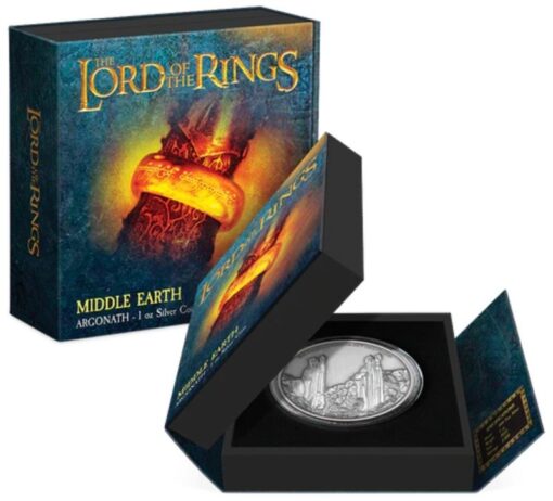 lord of the rings silver coin