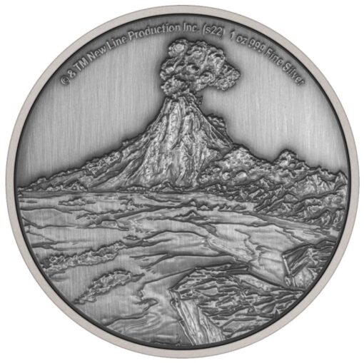 lord of the rings silver coin