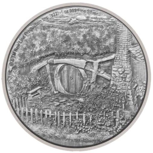 lord of the rings silver coin