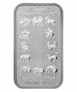 year of the dragon silver bar