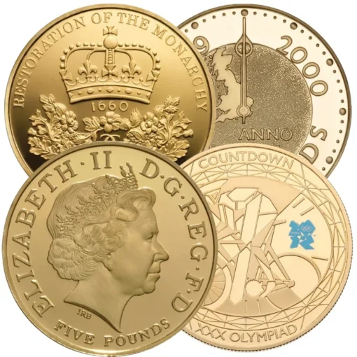 British Gold Crown gold coin