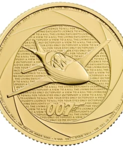 james bond 007 gold coin