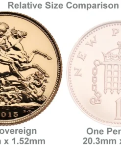 1 2 sovereign gold coin value