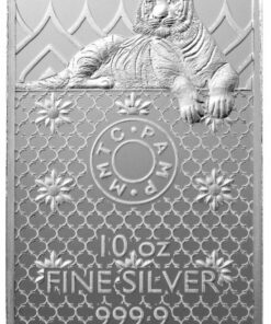 10oz Silver Bar PAMP Royal Bengal Tiger