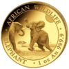 Somalian Elephant Gold Coin