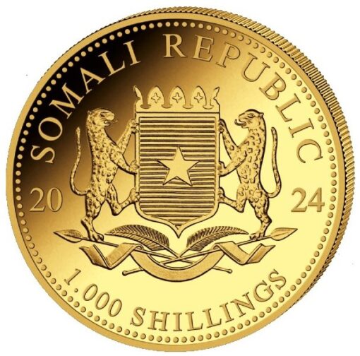 Somalian Elephant Gold Coin