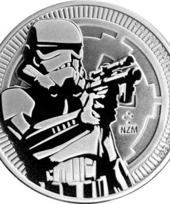 star wars stormtrooper silver coin