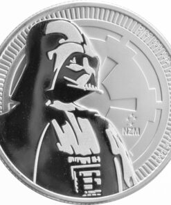 star wars darth vader silver coin