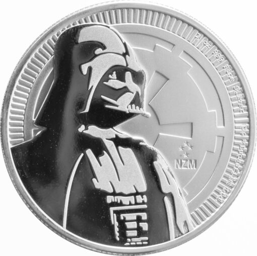 star wars darth vader silver coin