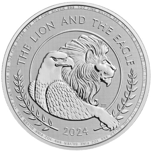 the Lion and The Eagle Silver Coin