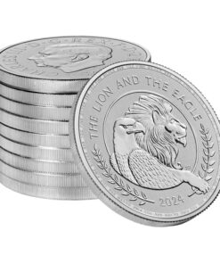 the Lion and The Eagle Silver Coin